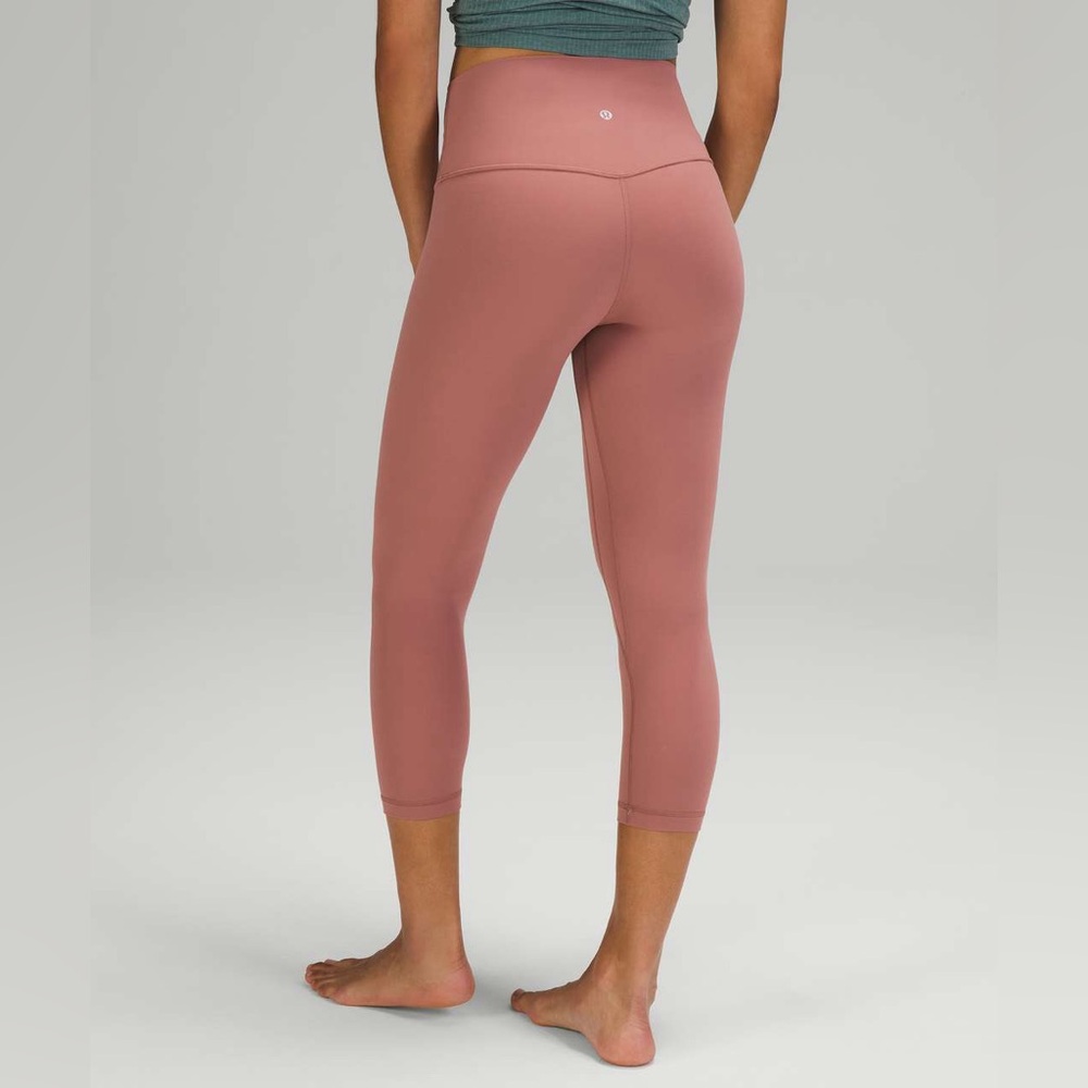 Lululemon Align High Rise Crop Leggings 21” Spiced Chai size 20